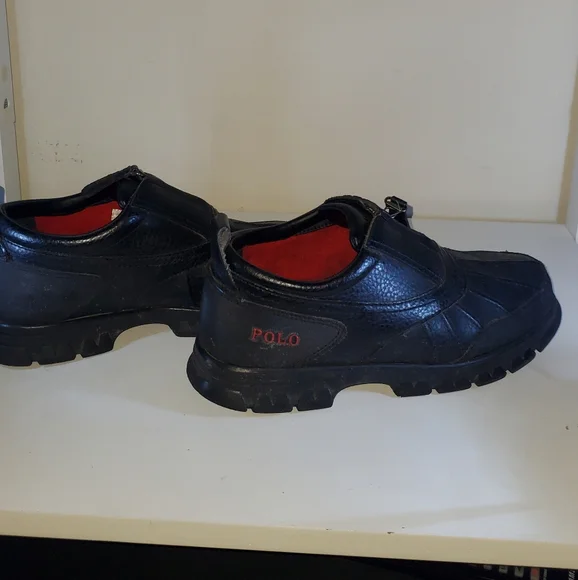 Polo Ralph Lauren boots size 9 black - Picture 4 of 9